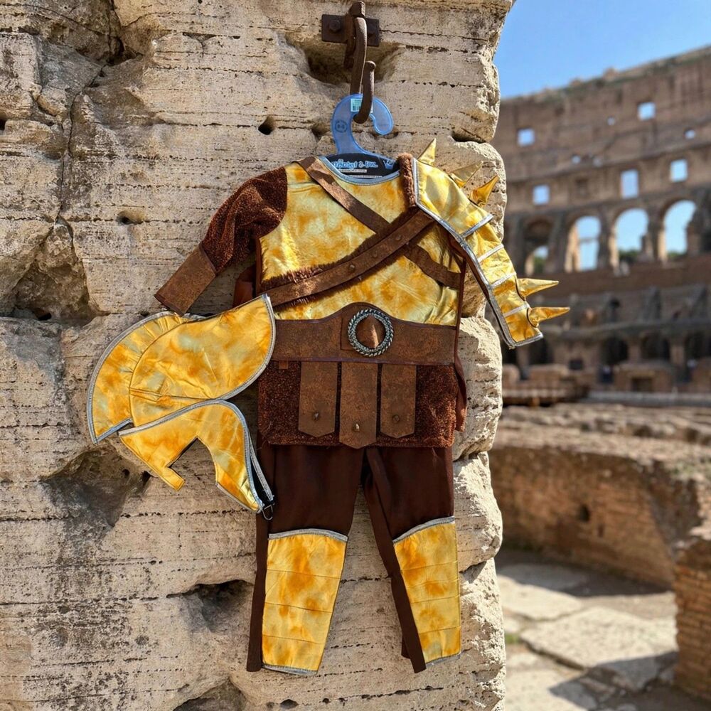 Teetop & Co Gladiator Warrior Barbarian Halloween Costume Toddler 3T 4T 3/4 C221
